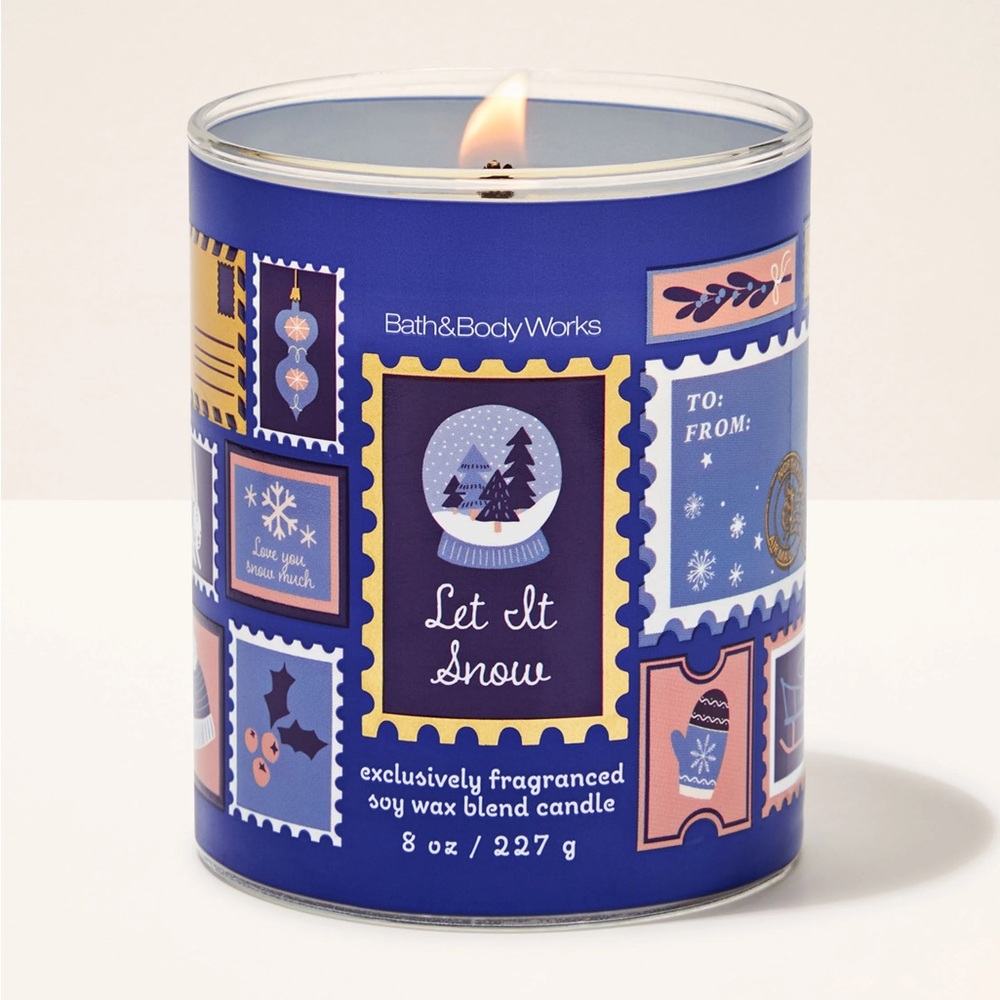 NEW Bath & Body Works "Let It Snow" Candle